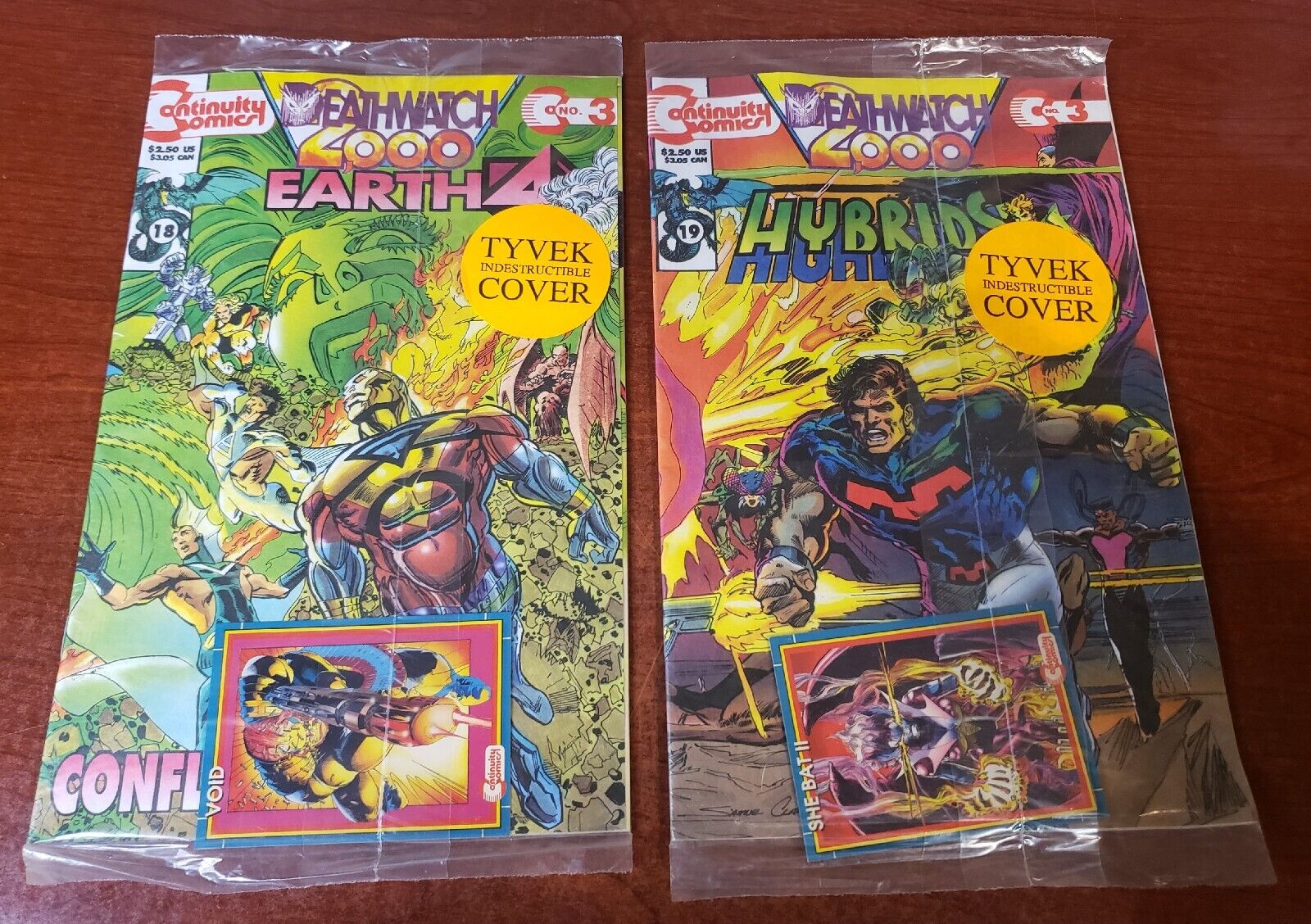 DEATHWATCH 2000 EARTH 4 & HYBRIDS 3 (LOT OF 80) CONTINUITY COMICS PLEASE READ 