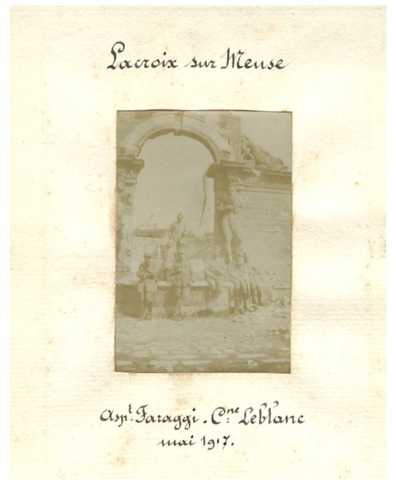 France, Lacroix sur Meuse. Aspt. Faraggi et Cne. Vintage Leblanc Silver Print, W