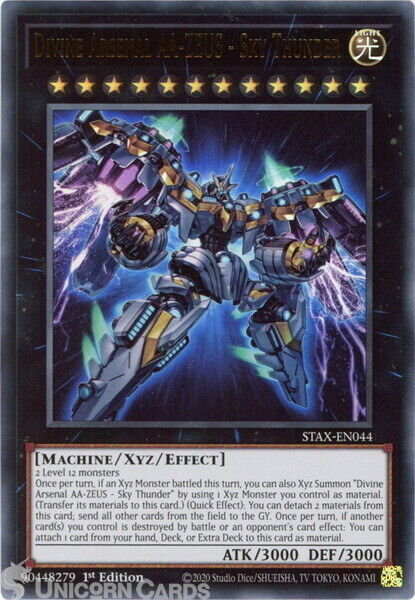 STAX-EN044 Divine Arsenal AA-ZEUS - Sky Thunder :: Ultra Rare 1st Edition YuGiOh