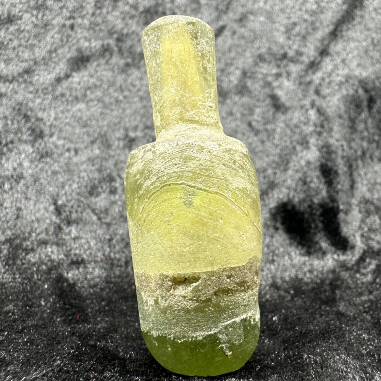 Intact Rare Ancient Roman Glass Ink Bottle Unique Piece