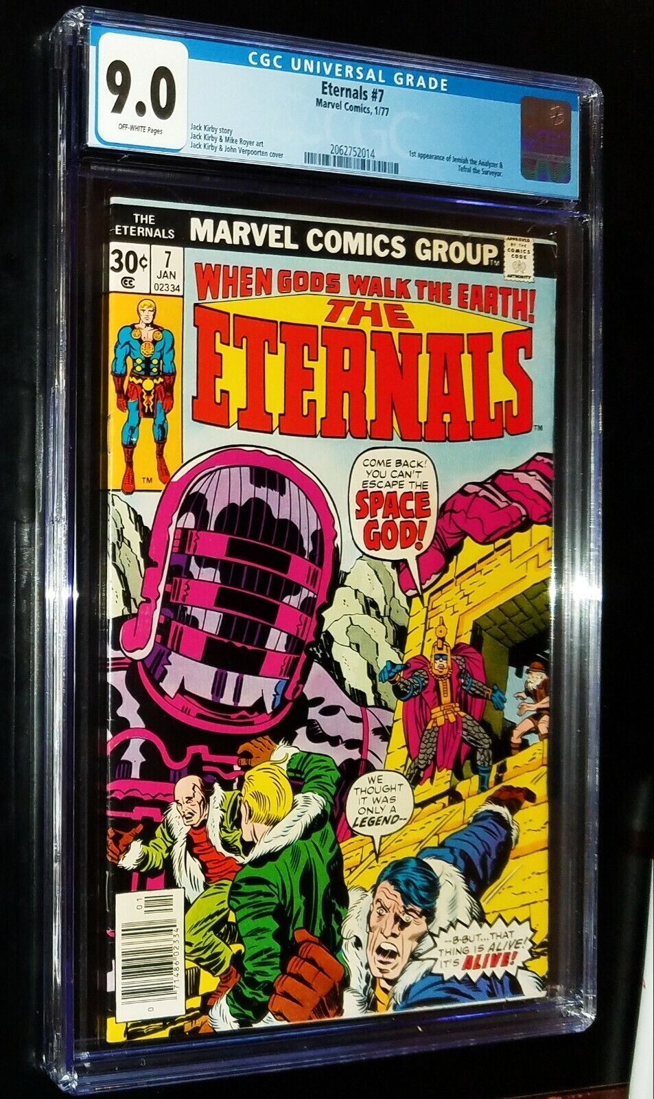 CGC THE ETERNALS #7 1977 Marvel Comics CGC 9.0 Very Fine/Near Mint