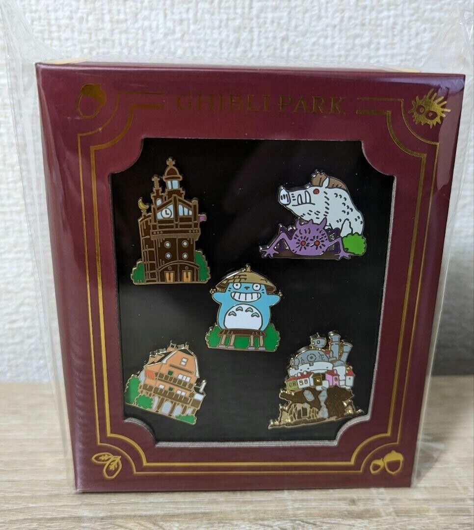 Limited Ghibli Park Witch Valley Grand Opening Commemorative Pin Badge Set