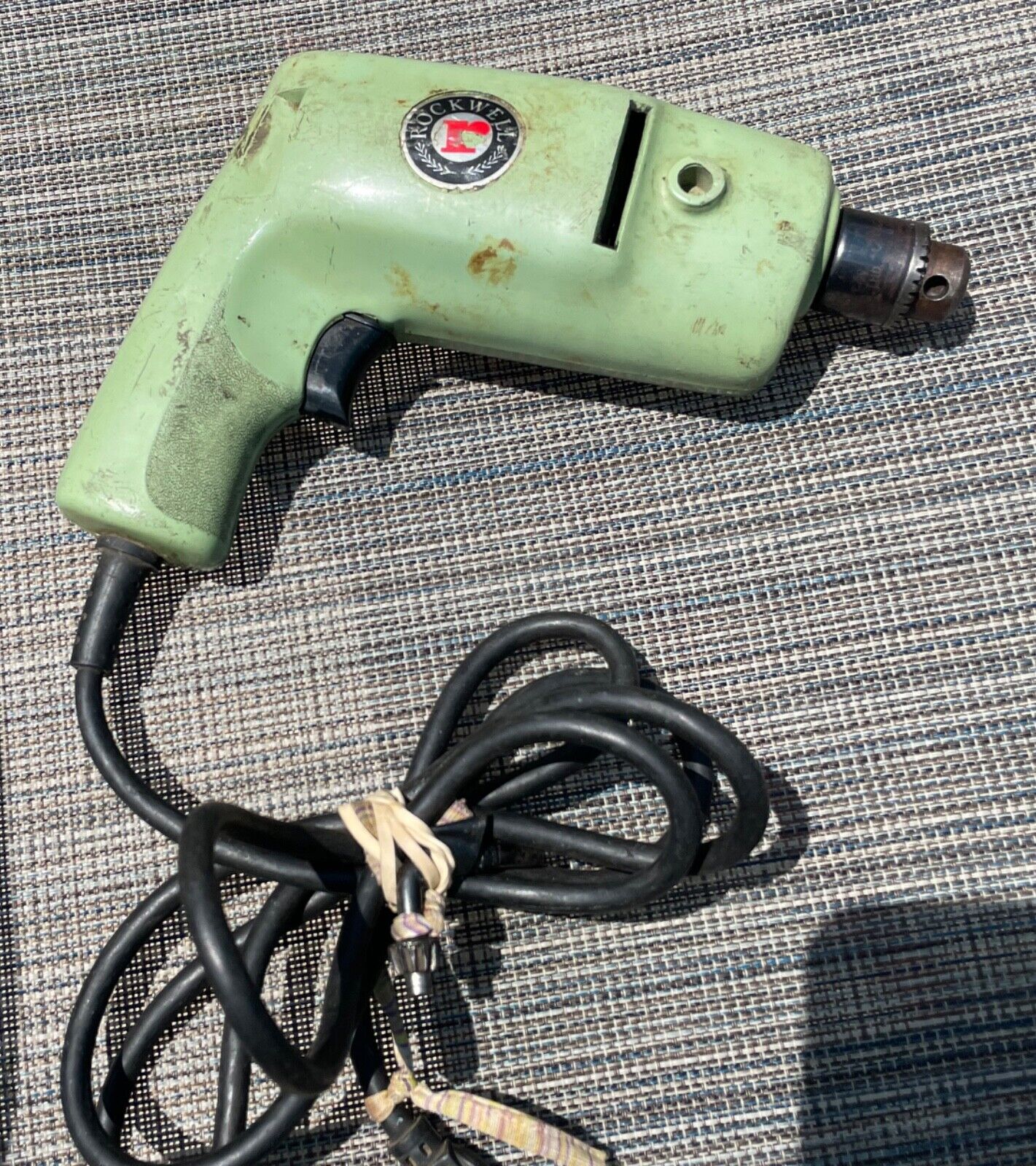 Vintage Rockwell 1/4” Corded Electric Drill Model 70  - Tested/Works