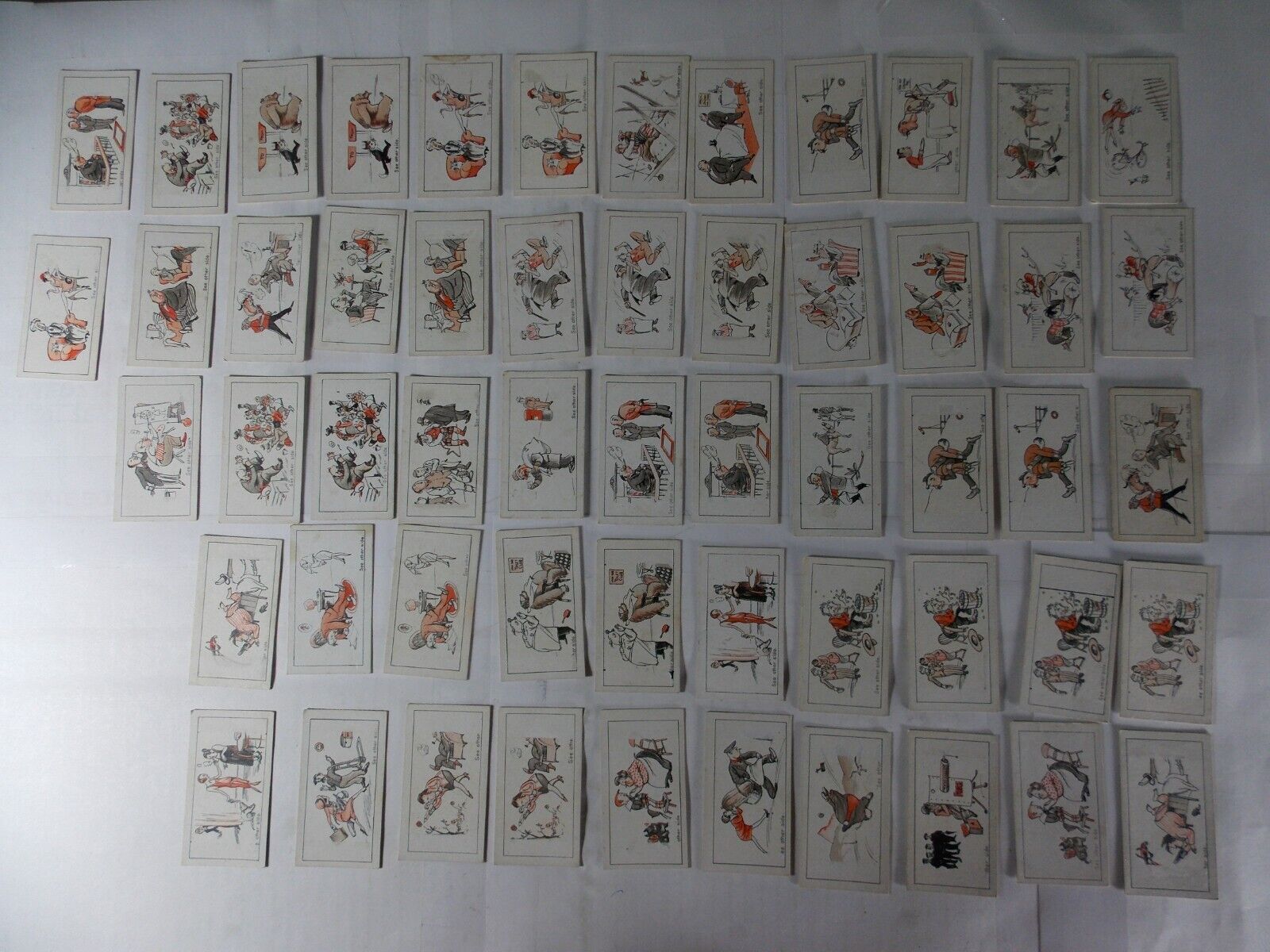 Lot of 55 Sarony Cigarette Cards Saronicks 1929