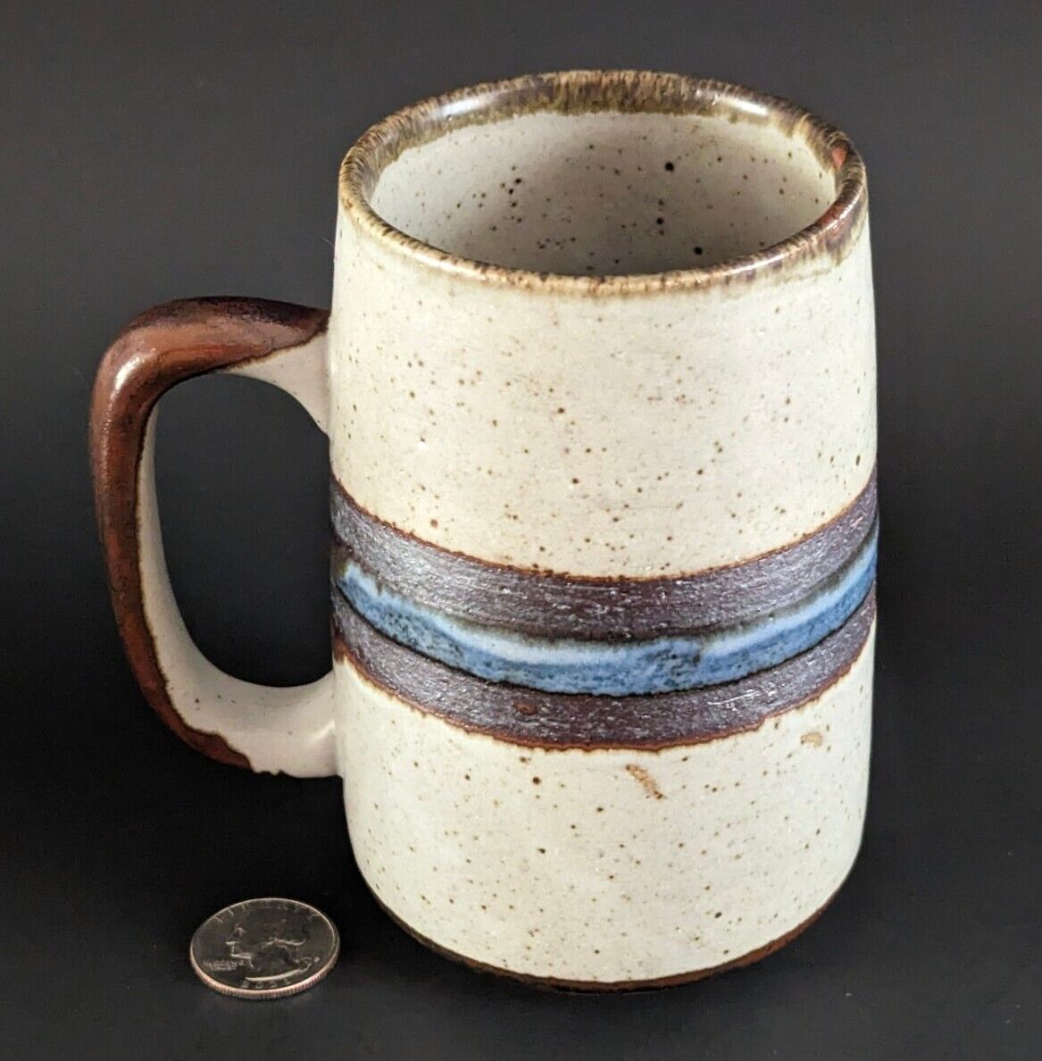 Vintage Otagiri Horizon Ceramic Pottery Stoneware Grandmug MINT