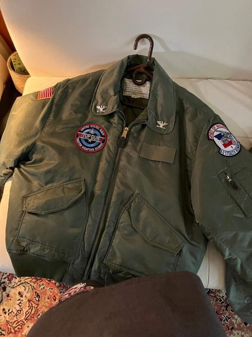 Military Issue Nomex CWU-45/P Cold Weather Flyer's Flight Jacket XL Aramid NEW