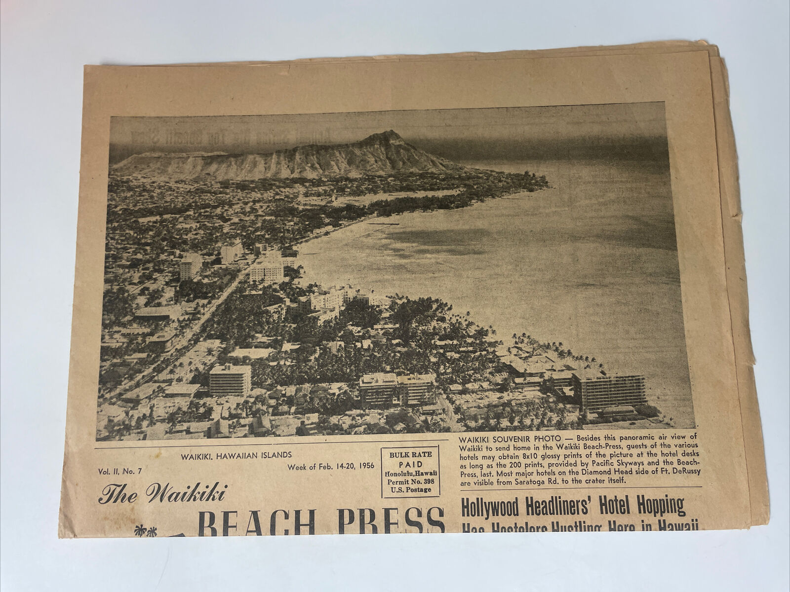 The Waikiki Beach Press February 14-20 1956 Great Vintage Ads & Articles