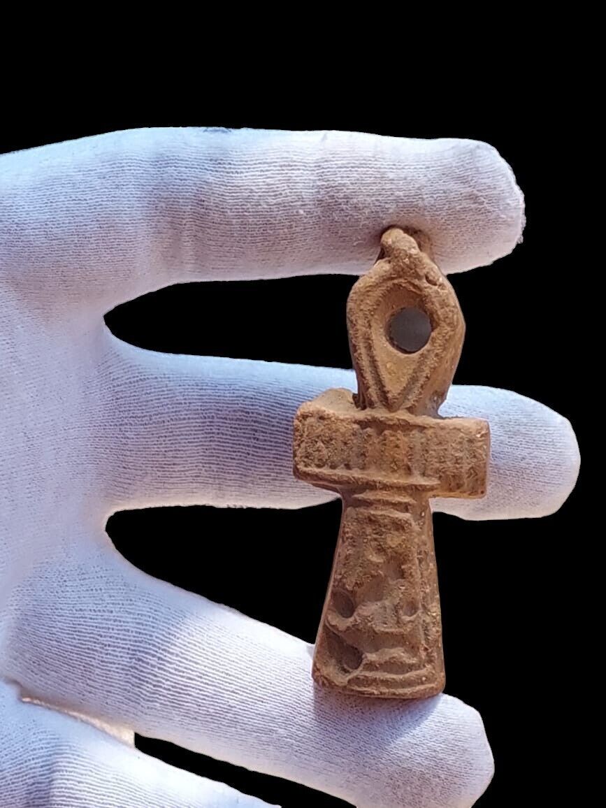 THE ANCIENT EGYPTIAN PHARAONIC KEY TO LIFE MADE OF SANDSTONE RARE ANTIQUITIES BC