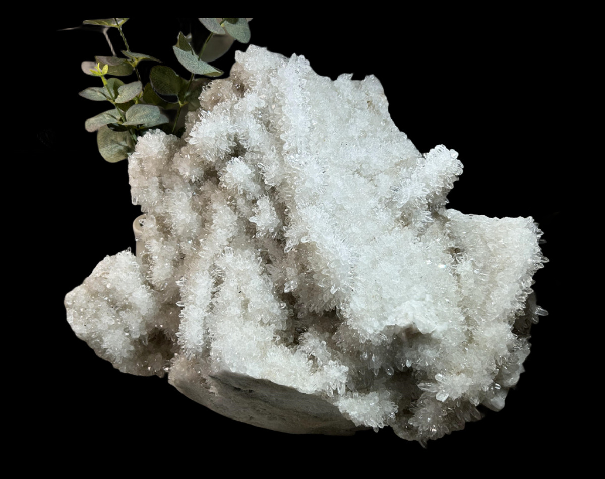 38.2LB Top Natural Clear Quartz Crystal Cluster Mineral Specimen Reiki heal f1