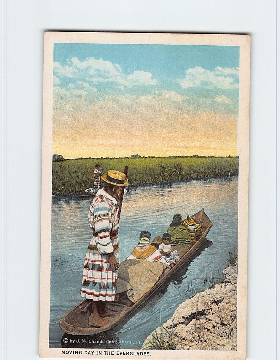 Postcard Moving Day In The Everglades, Florida