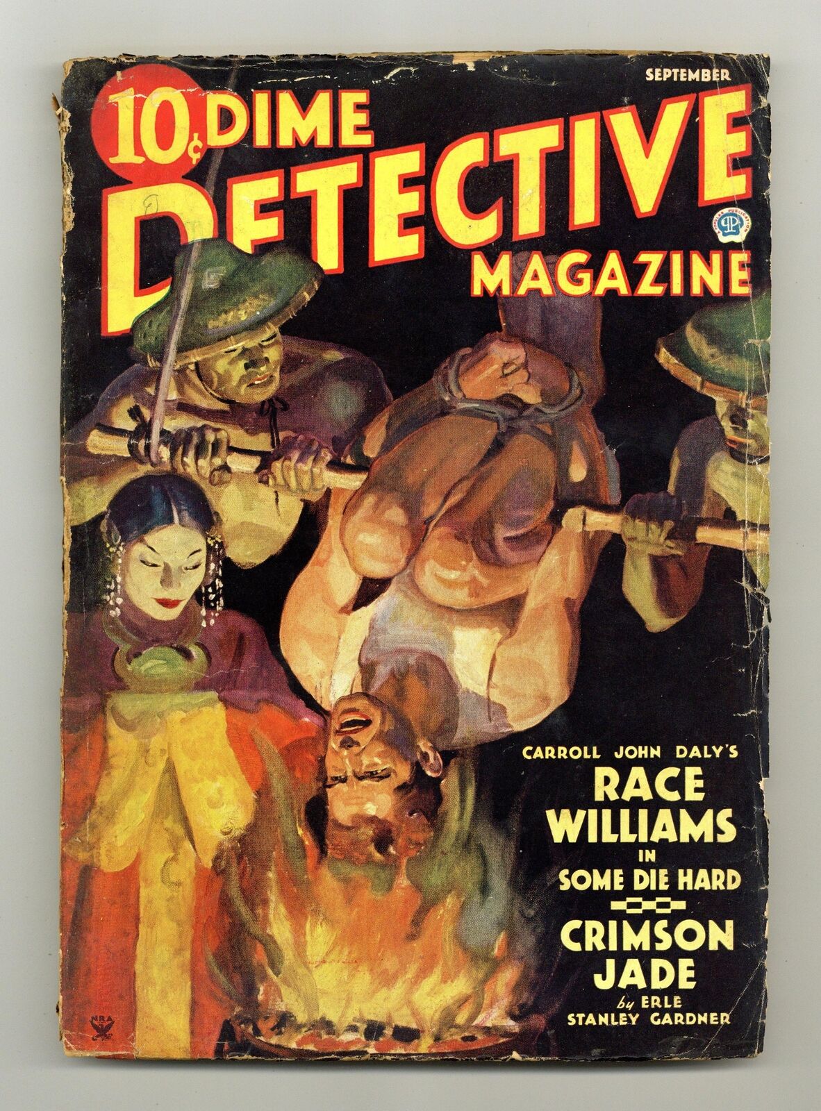 Dime Detective Magazine Pulp Sep 1935 Vol. 19 #2 GD 2.0