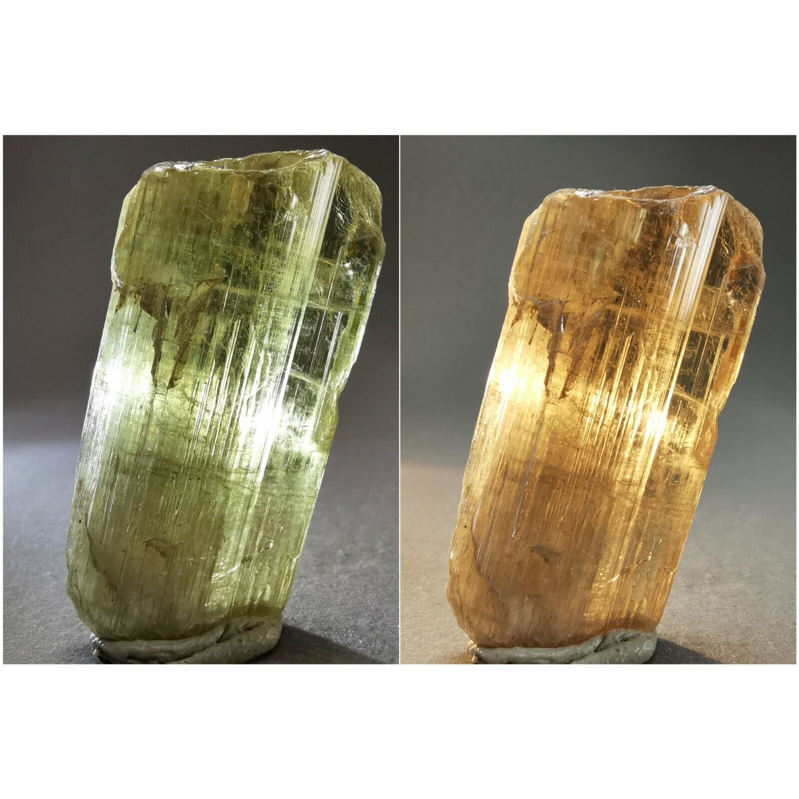 137ct GEMMY Color Change Diaspore / Turkey / Rough Crystal Gemstone Specimen