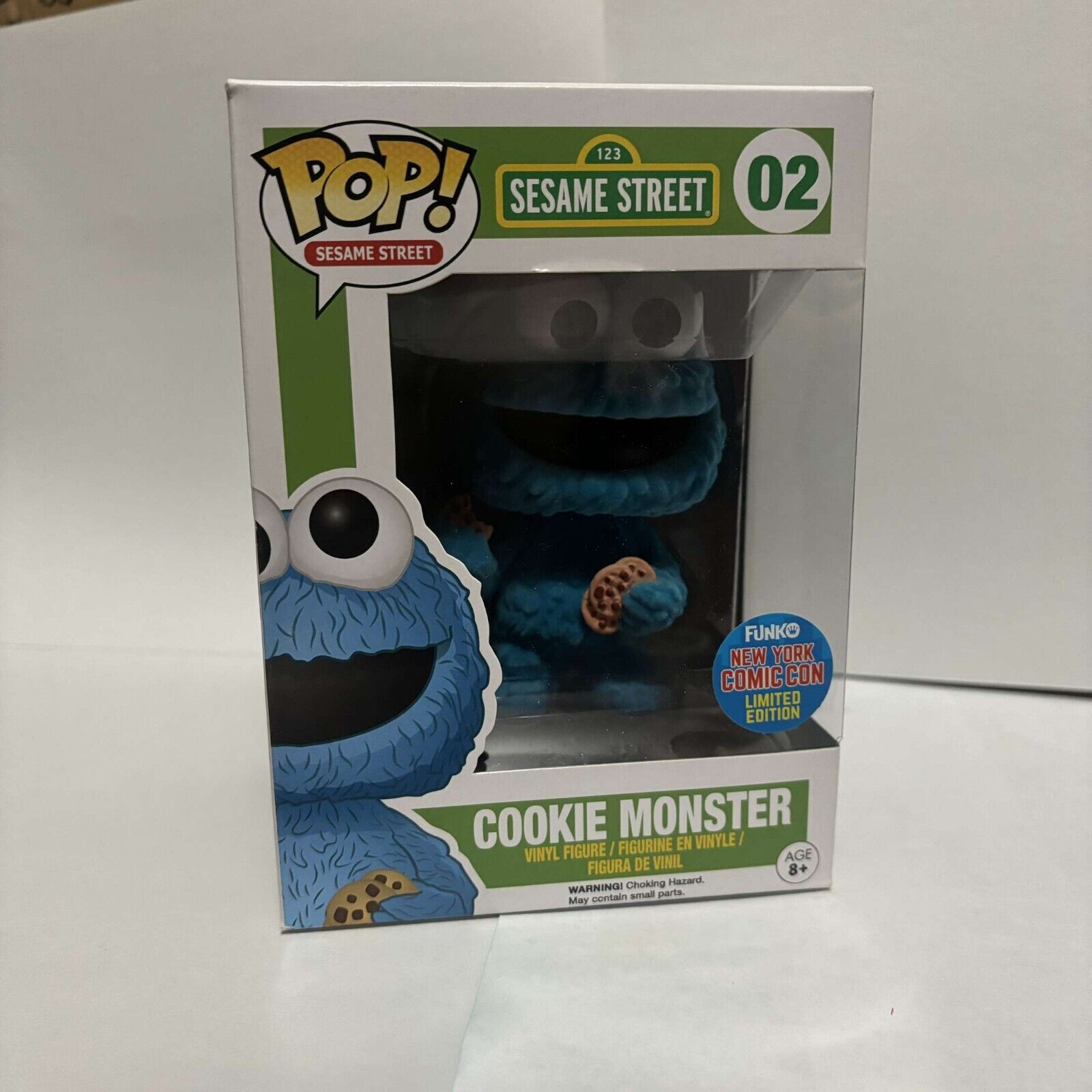 Cookie Monster Funko Pop #02 New York Comicon (Flocked)