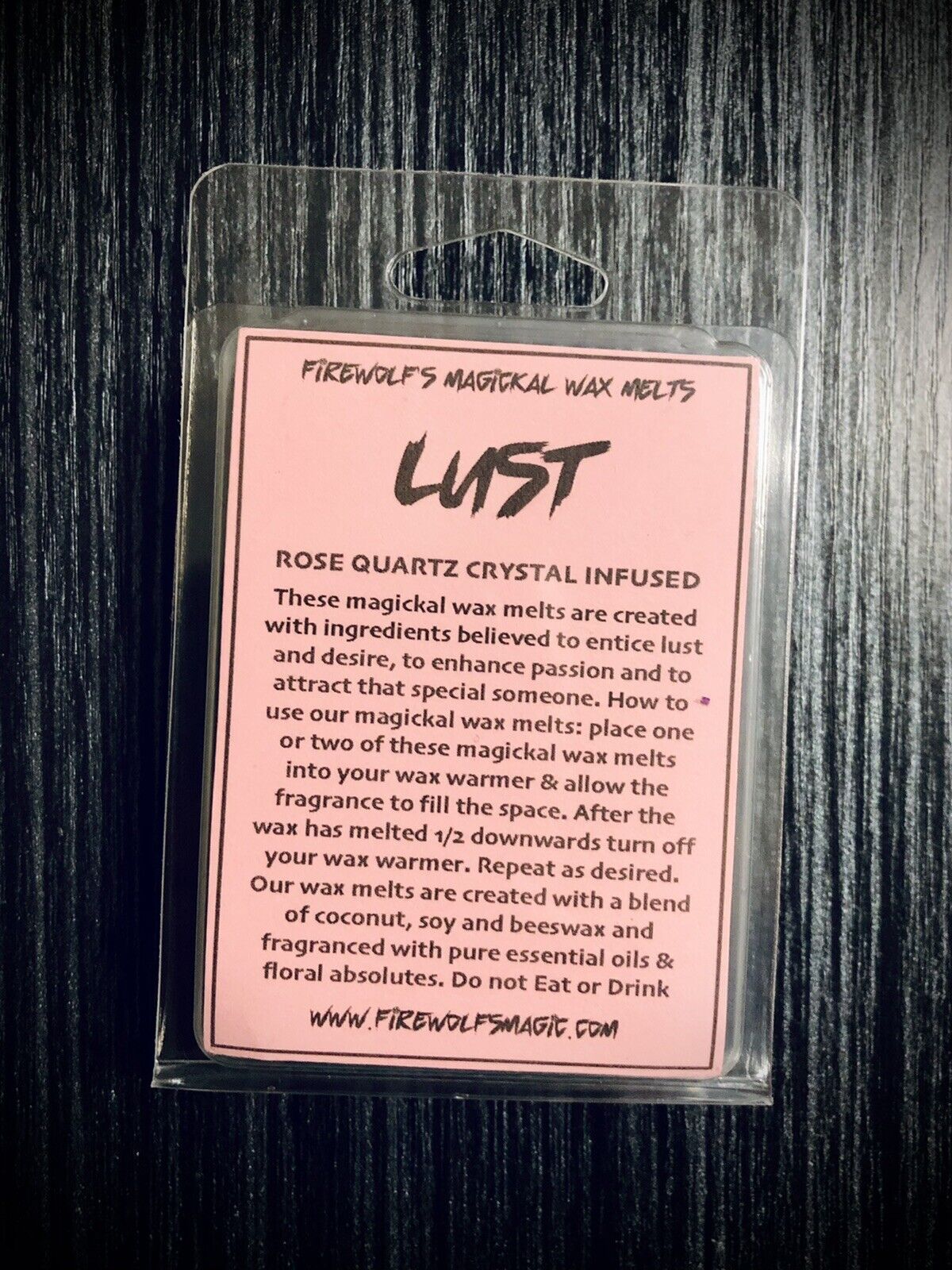 Lust Magick Wax Melts, Handmade, Organic, Witchcraft, Wicca, Hoodoo