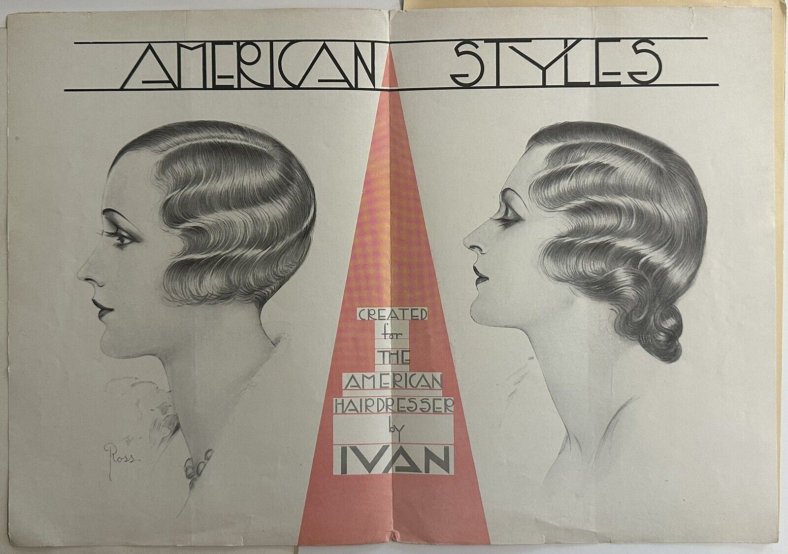 RARE 1929 - 30 The American Hairdresser Styling Posters AMAZING FASHION BARBER