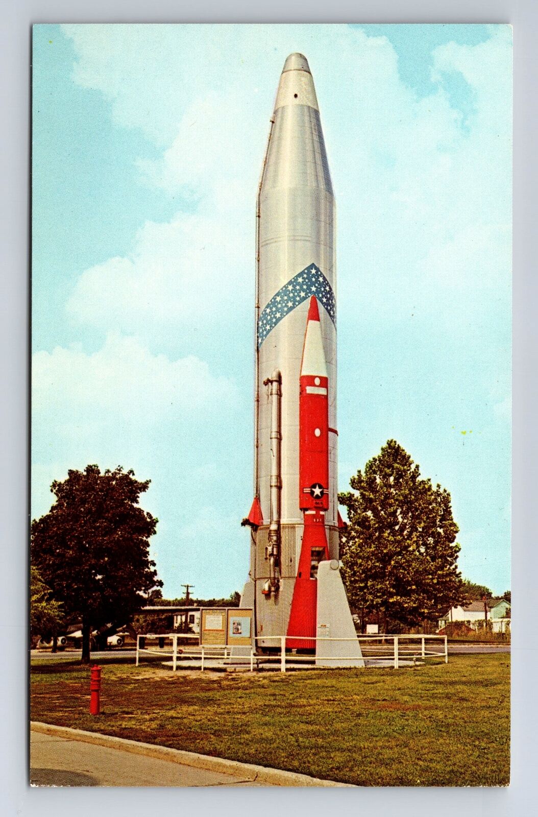 Dayton OH-Ohio, Atlas Intercontinental Ballistic Missile, Vintage Card Postcard