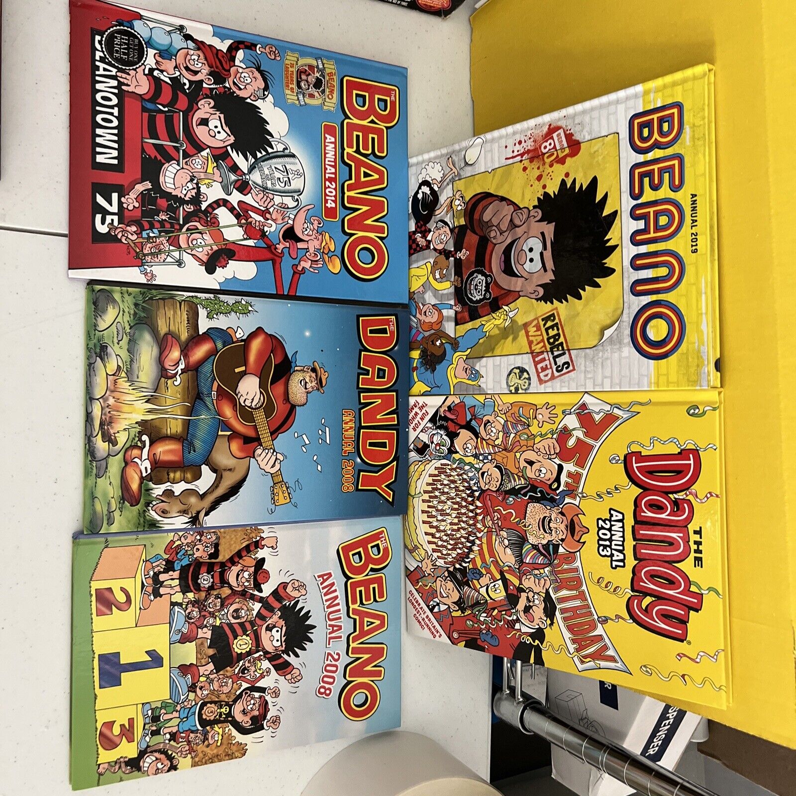 The Beano and Dandy Annuals 2008 - 2019 Set Of 5