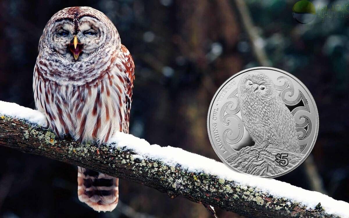 2017 New Zealand Annual Coin: Laughing Owl $5 Silver Proof Limited Edition Coin