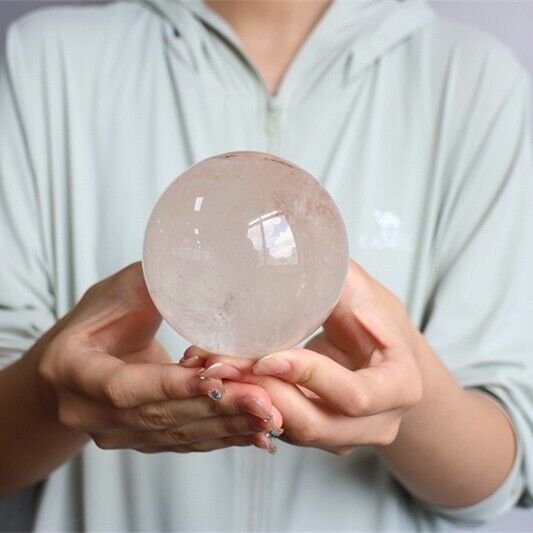 1.78LB Top Natural clear quartz ball quartz crystal sphere healing gem WQ35