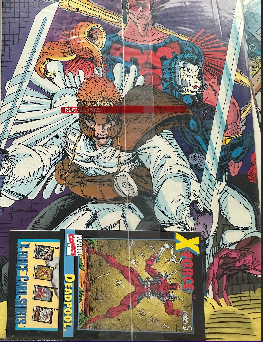 X-Force #1 Marvel Comics (9.7) Rare Deadpool Card In Original Seal (Very Rare)