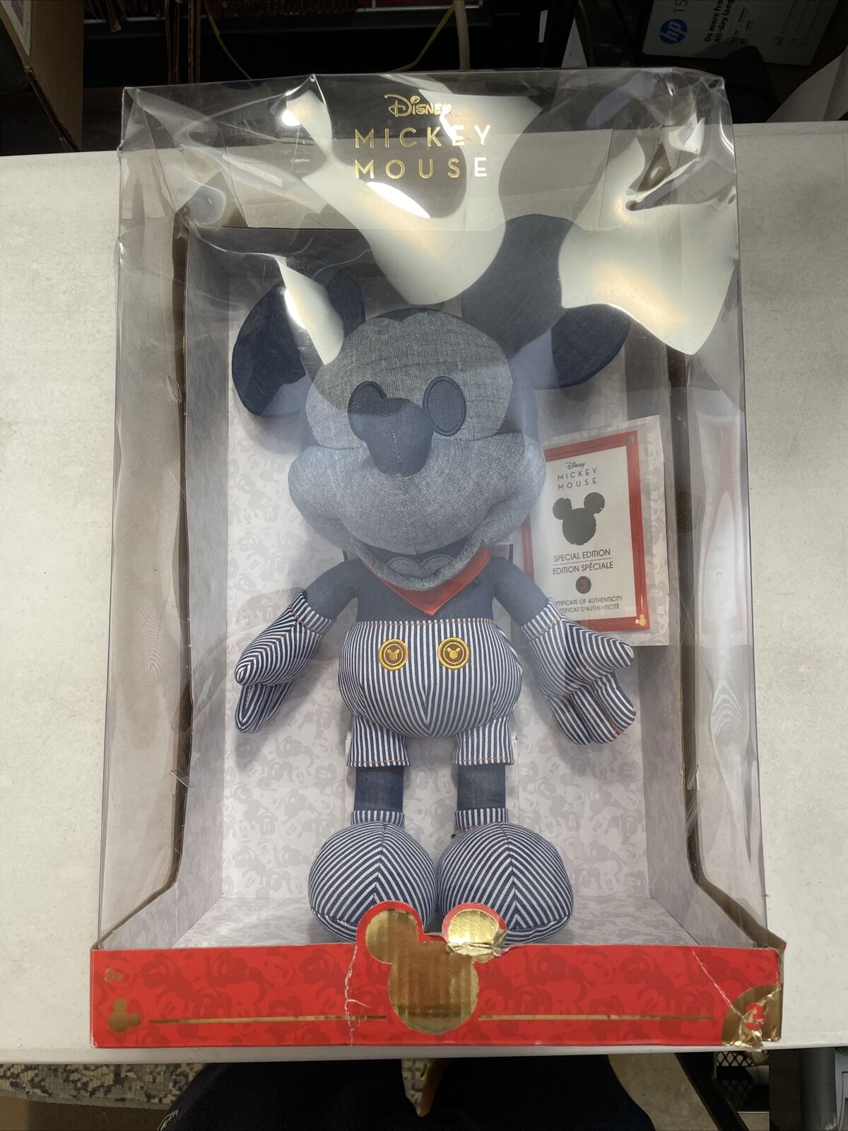 NEW Train Conductor Mickey Mouse Disney Year of The Mouse Plush March 2020 A2