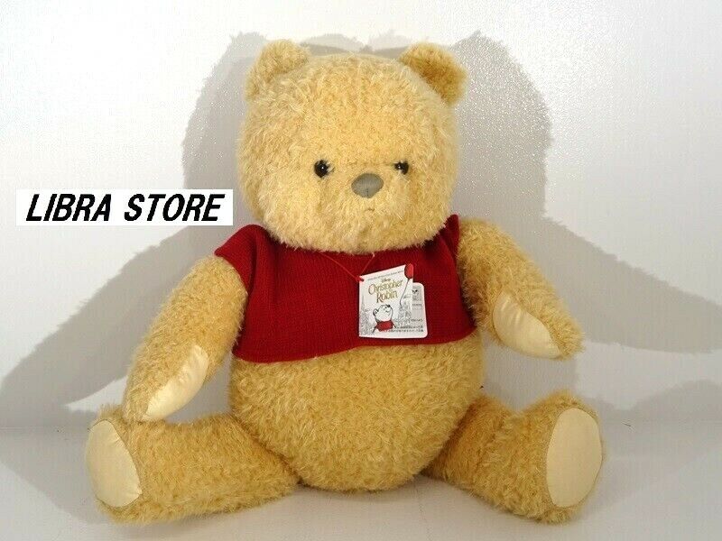 Disney Winnie the Pooh Movie Christopher Robin Life size Plush doll Exclusive JP