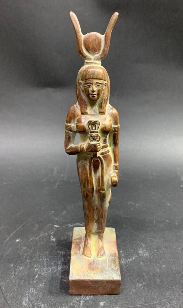 Ancient Egyptian Antiquities statue of Goddess Hathor God Love Egypt History BC