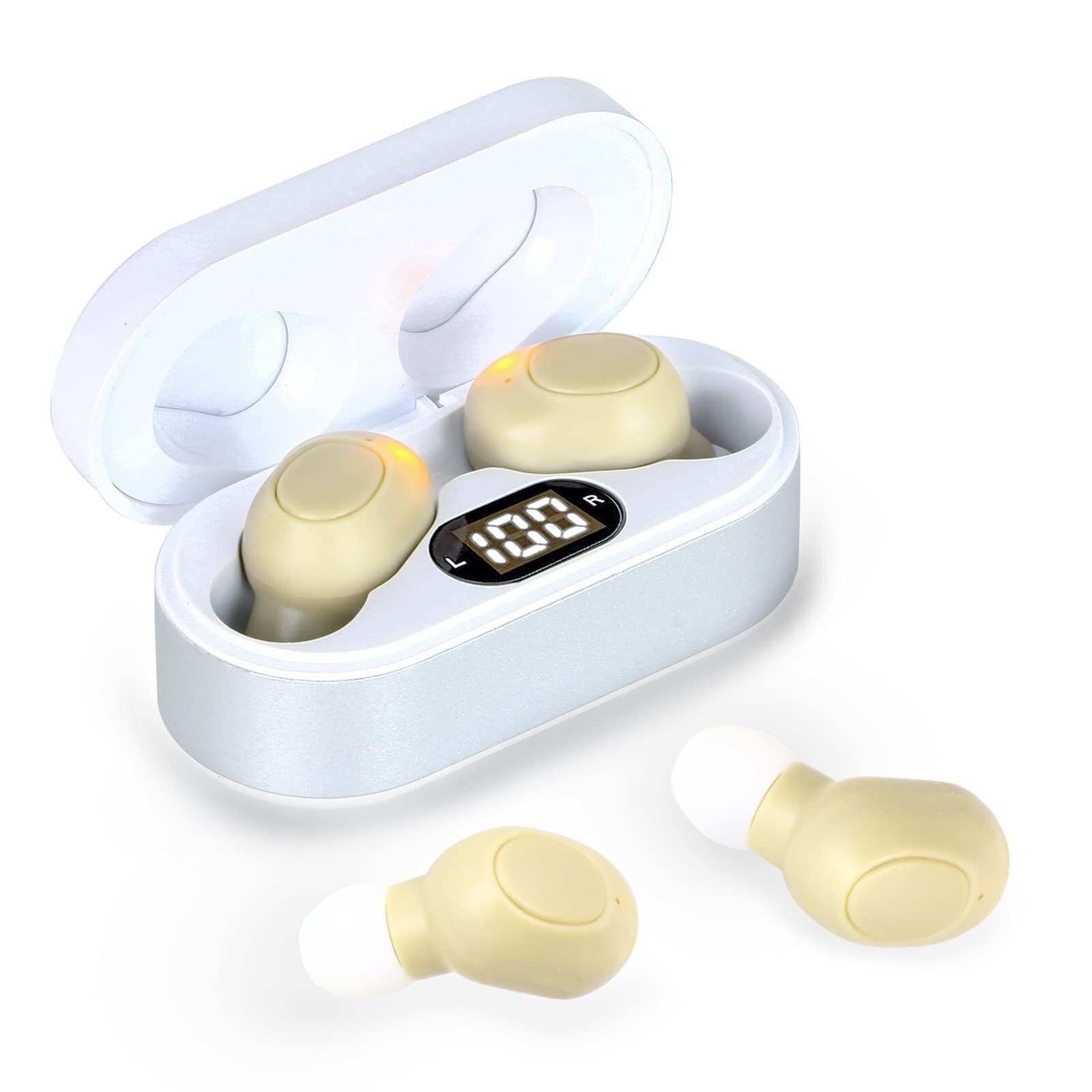 Rechargeable Hearing Aids for Seniors & Adults, Amplifiers In Apricot 