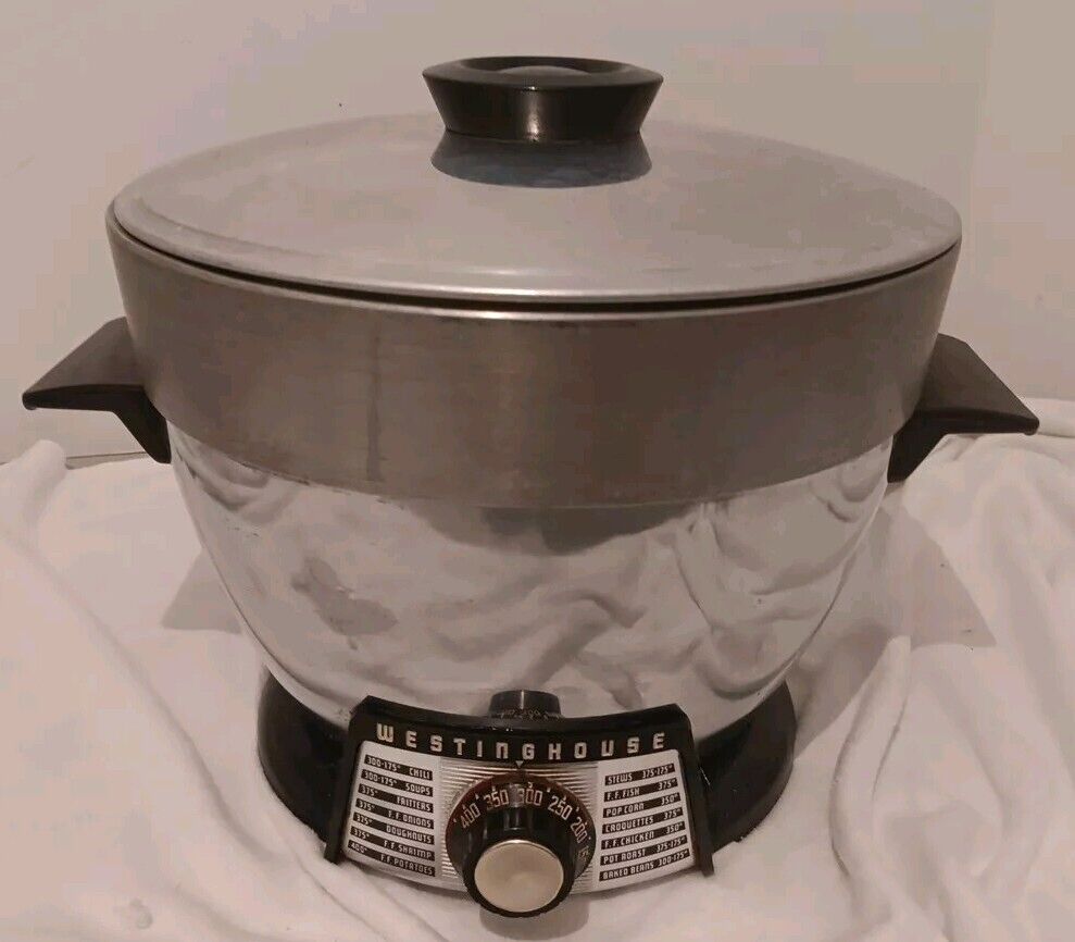 Vintage Westinghouse 1450w Cook Deep Fryer Model FF-531. Excellent Condition 