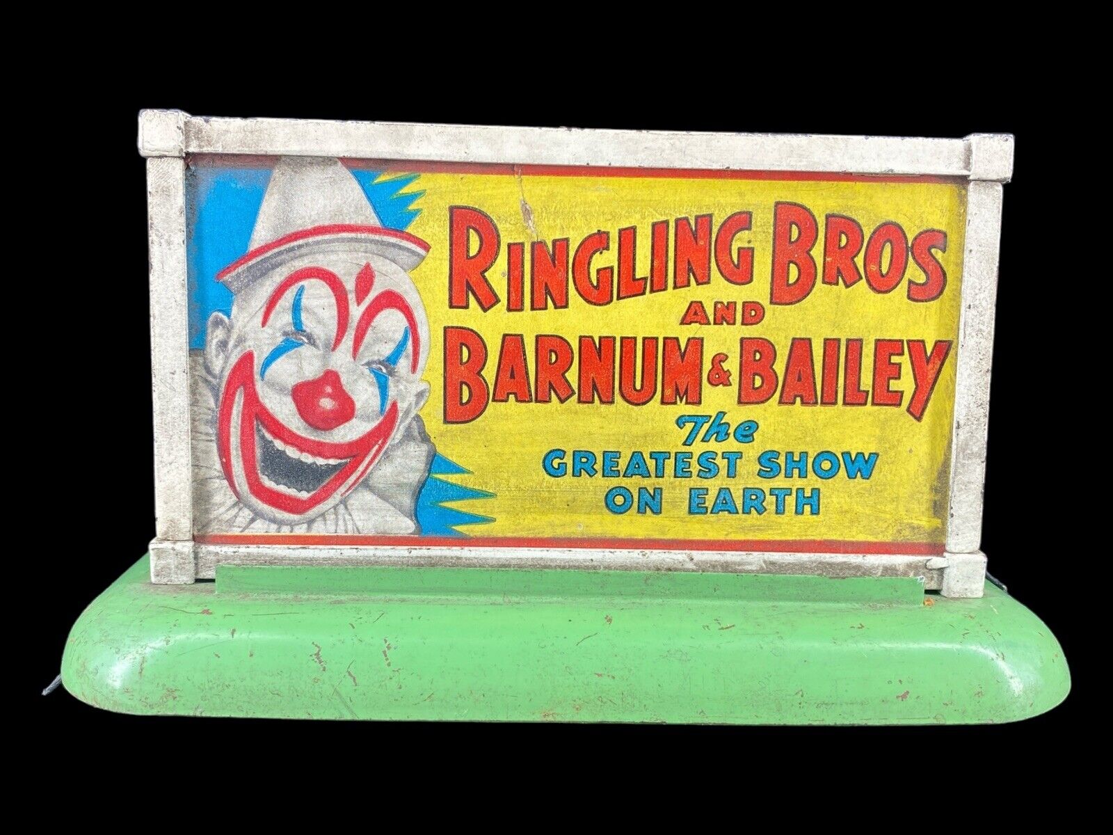 Vintage American Flyer A.C. Gilbert Co Ringling Bros Barnum Bailey Toy Billboard