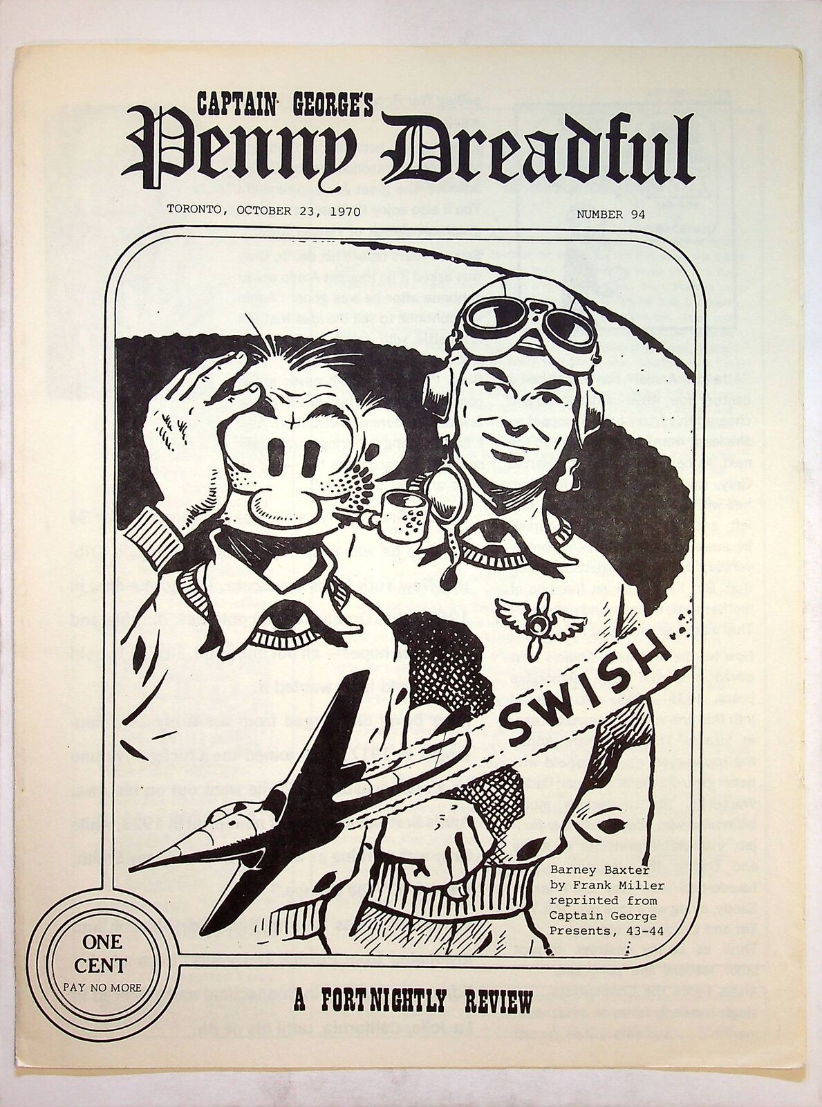Captain George's Penny Dreadful Fanzine #94 VG 1970
