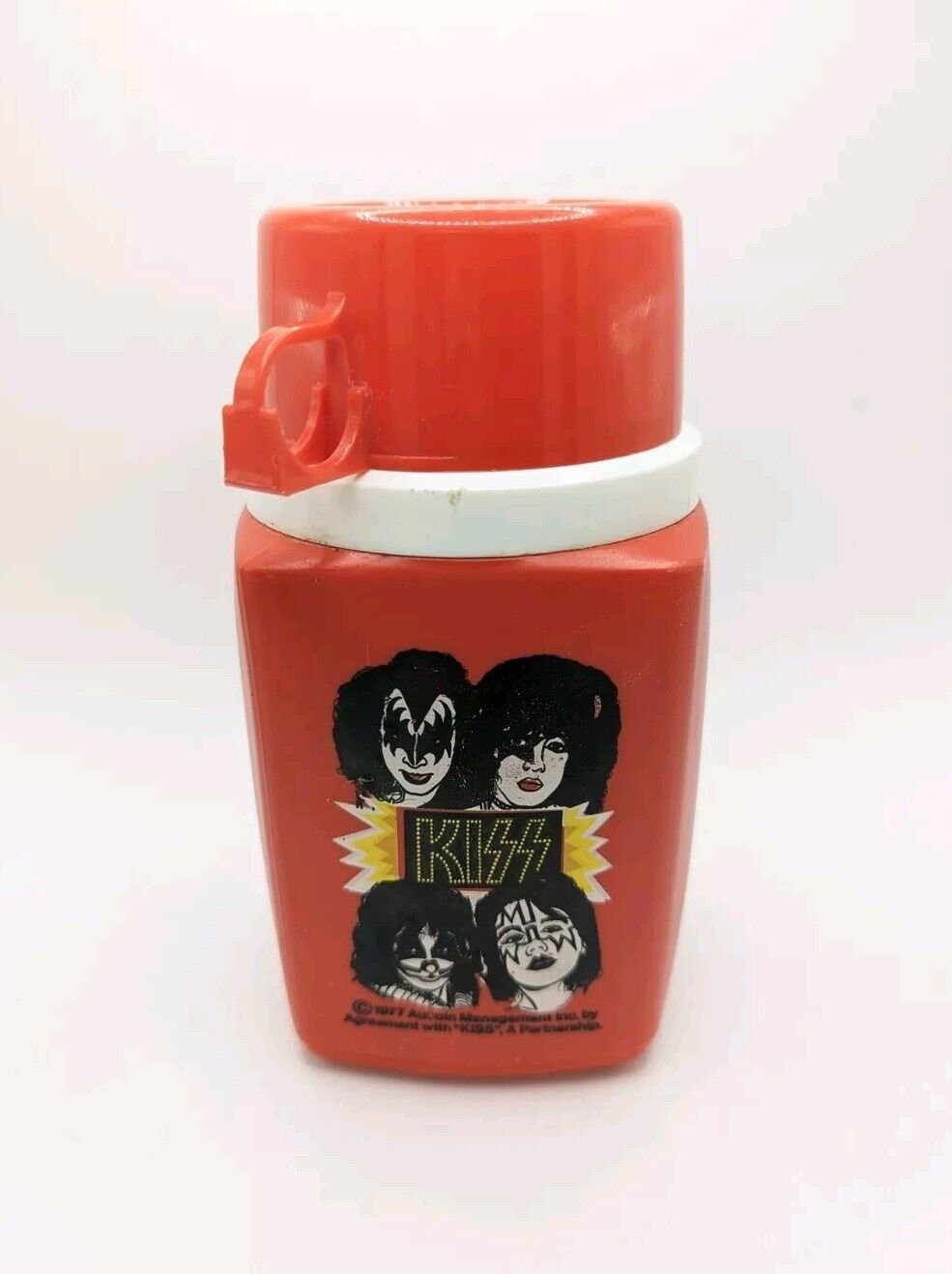 Vintage 1977 KISS Thermos With Lud And Cup 