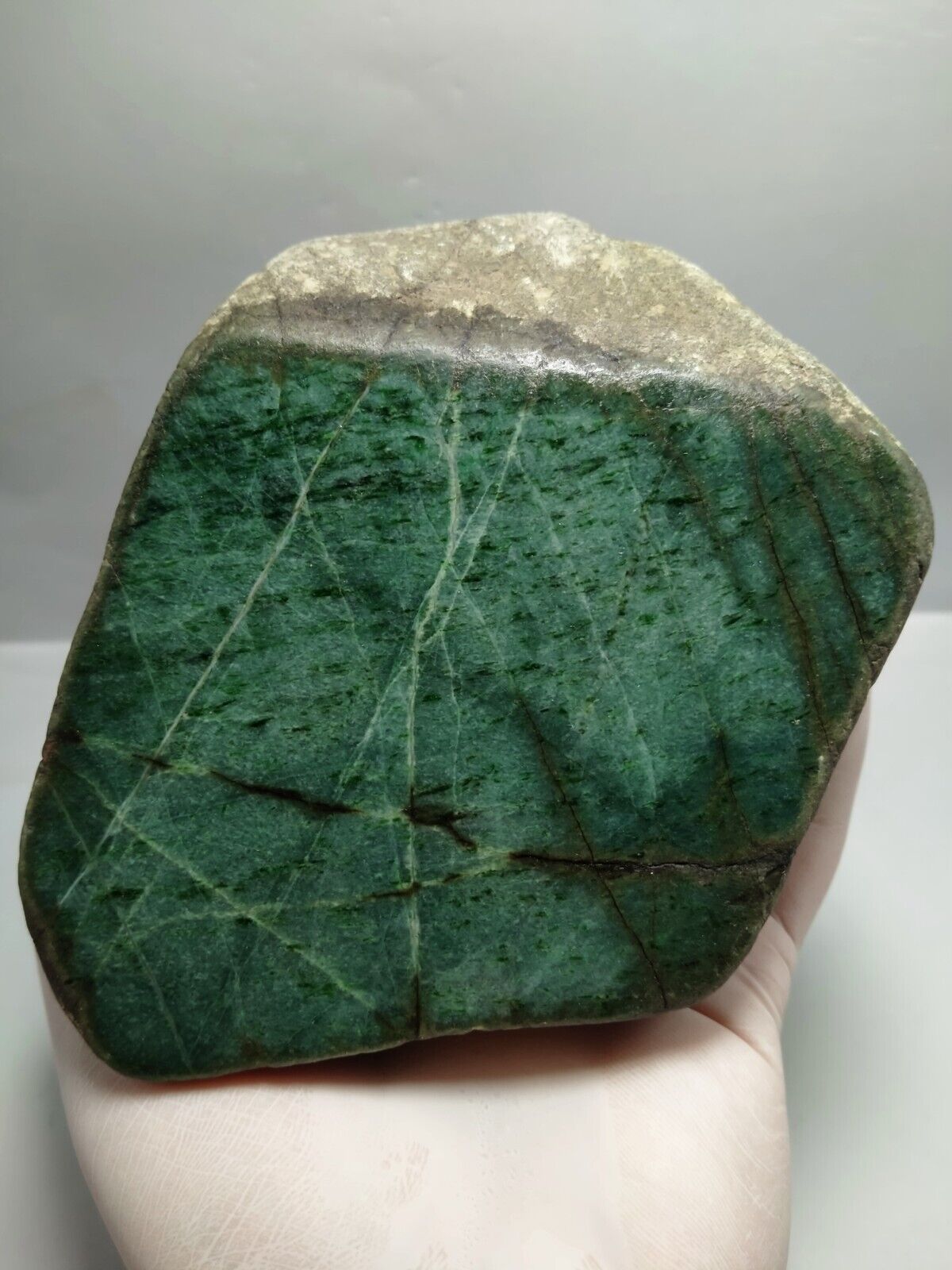 1621grams Jadeite Jade Rough Cut 100% Real Natural Burmese Burma Jade Specimen