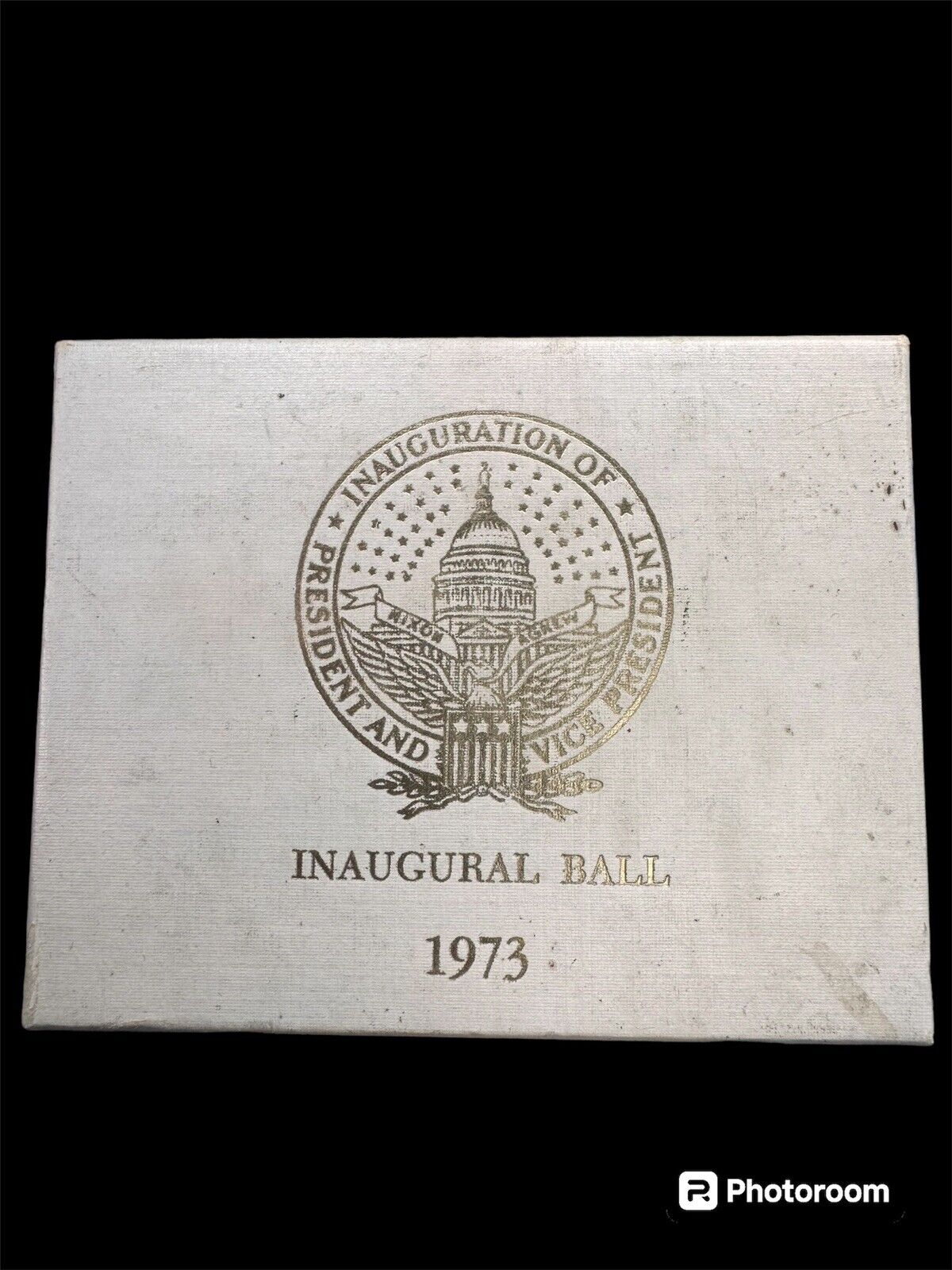 Richard Nixon: 1973 Inaugural Ball Cufflinks White House President Vice NOS