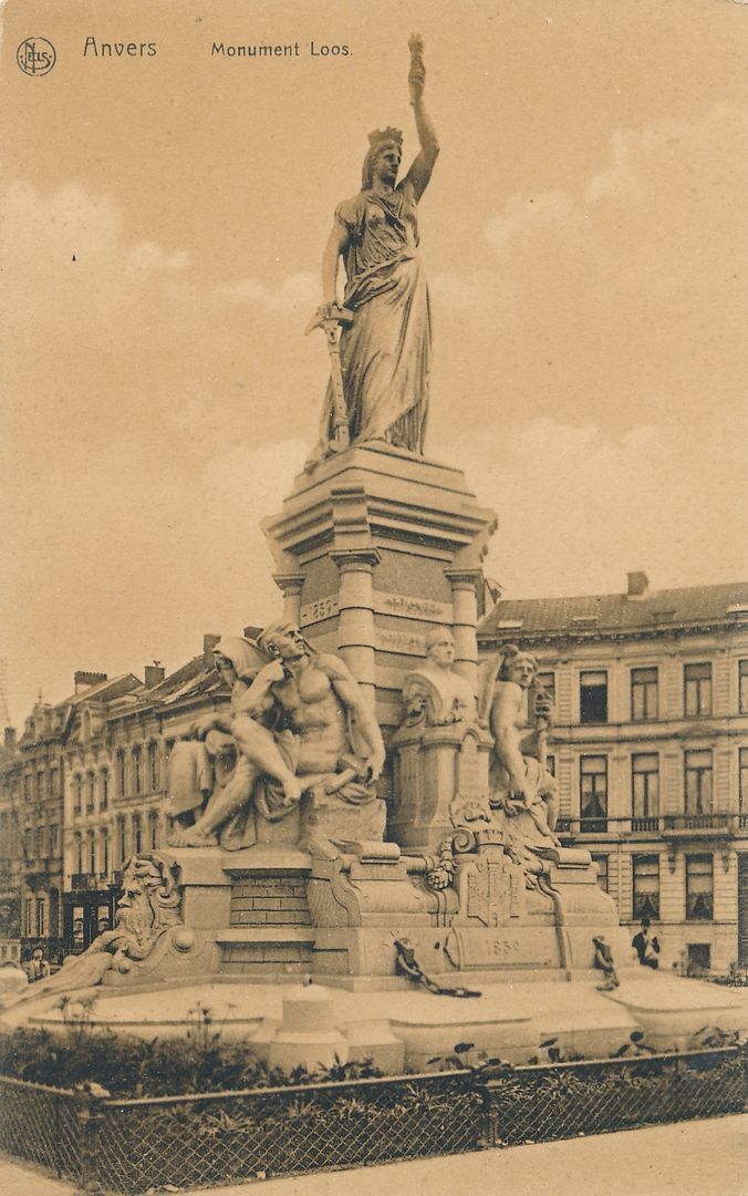 ANVERS - Monument Loos Postcard - Antwerp - Belgium