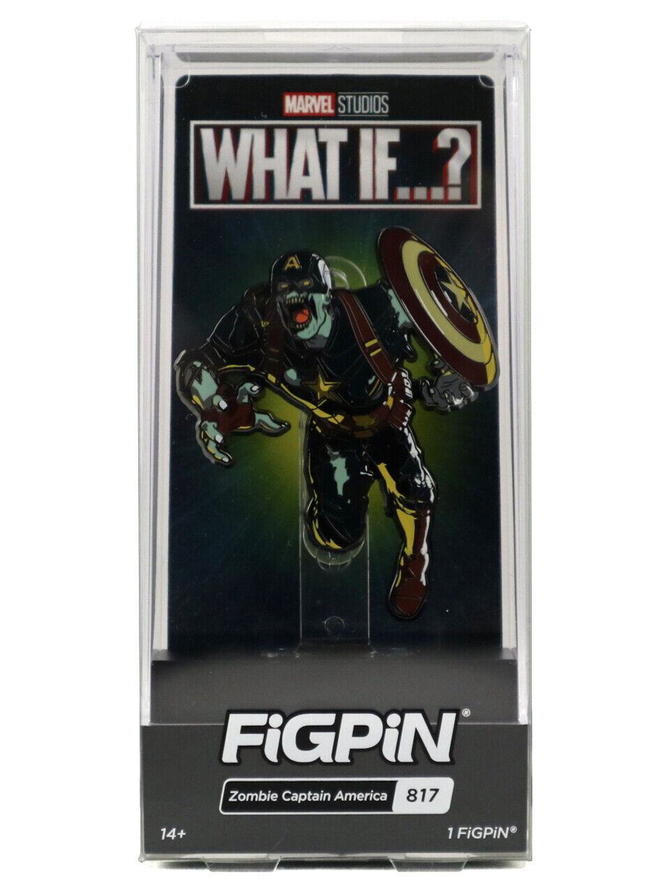 Figpin Classic Marvel What If? Zombie Captain America Pin #817