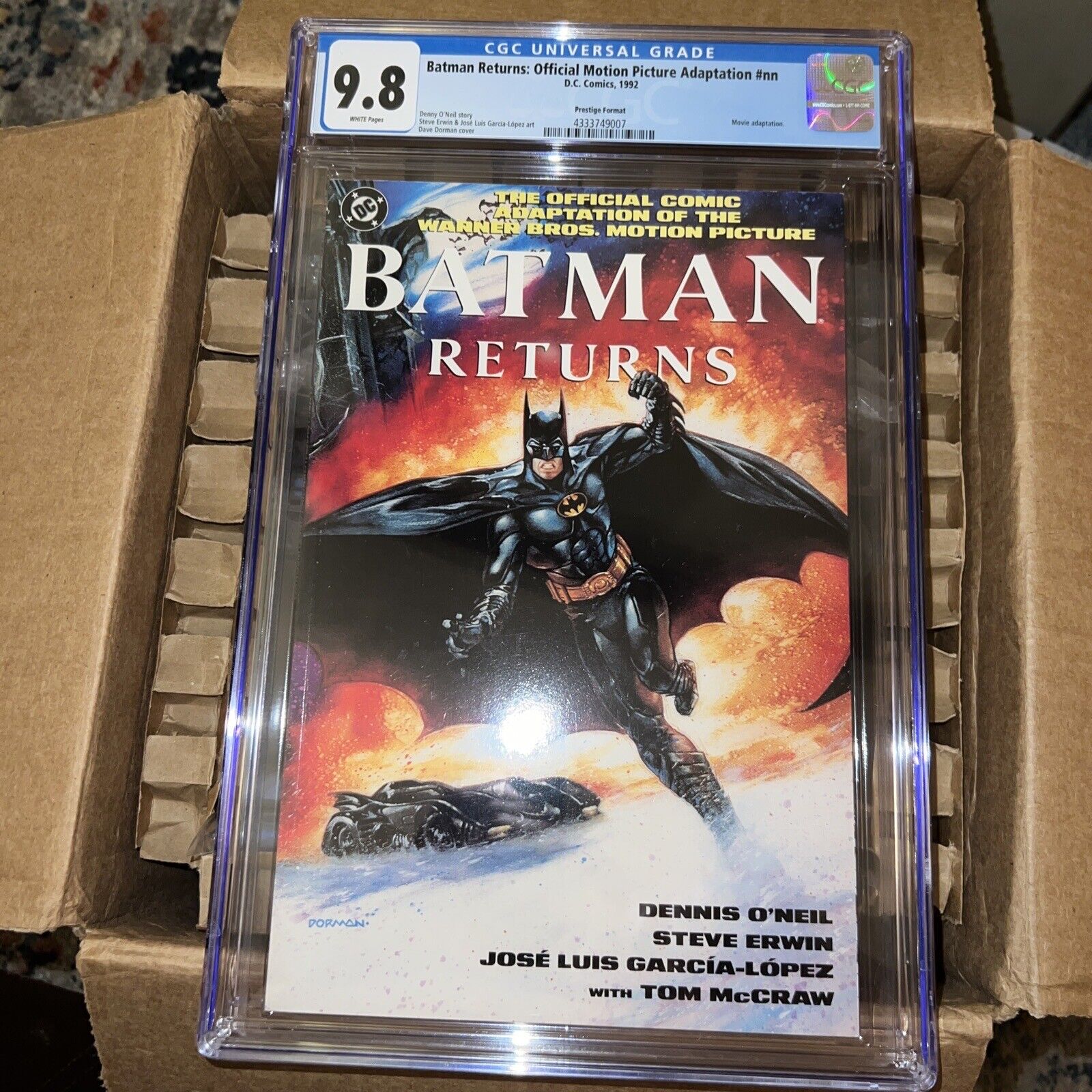 Batman Returns: Official Motion Picture Adaptation [nn] [Deluxe] CGC 9.8 | NM/MT