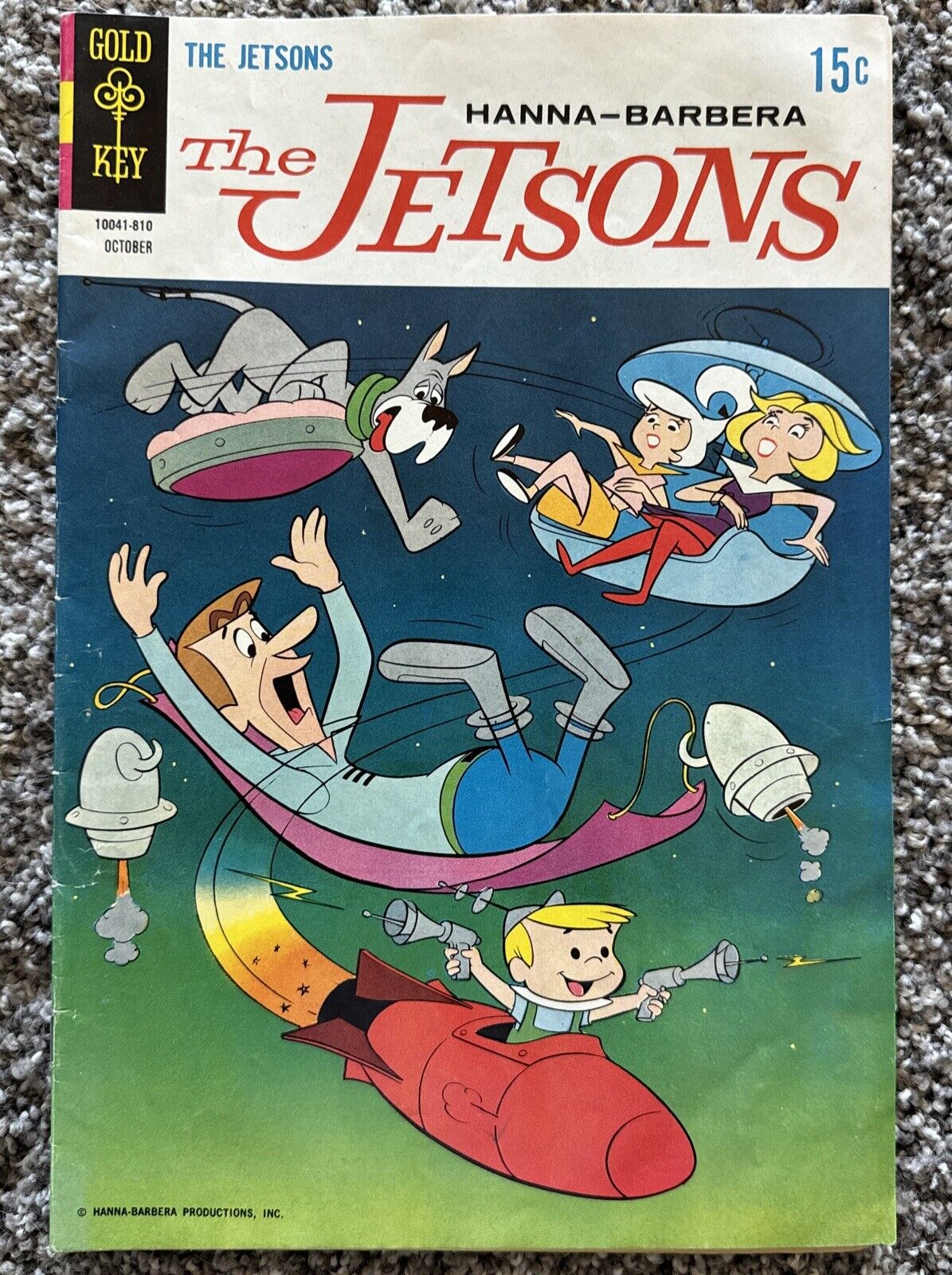 The Jetsons Gold Key Comic Book January 1962 Hanna-Barbera Rare 10041-810