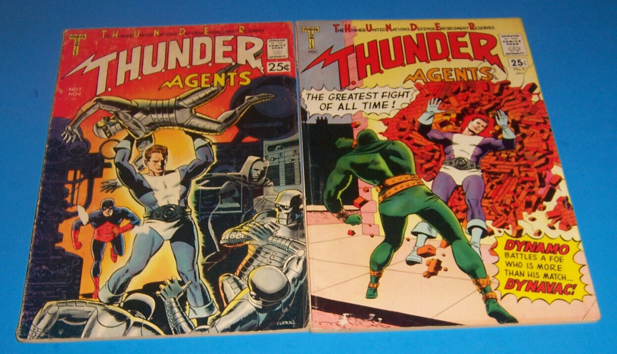 THUNDER AGENTS - Tower Comics - Complete 1 - 20 Book Run - Silver Age