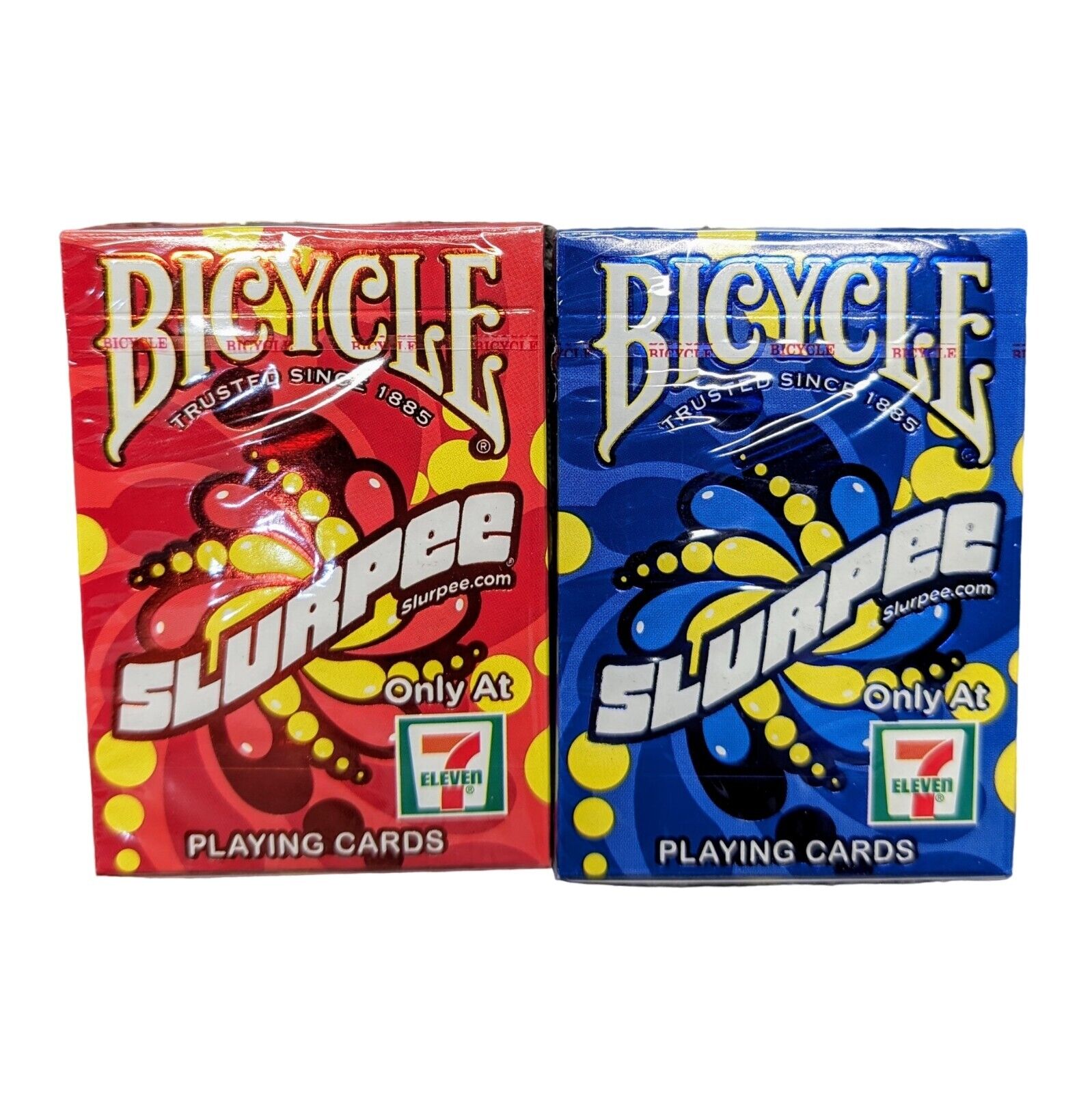 (2) Bicycle 7-Eleven Slurpee 2020 Red & Blue Playing Cards NEW SHIPS FAST