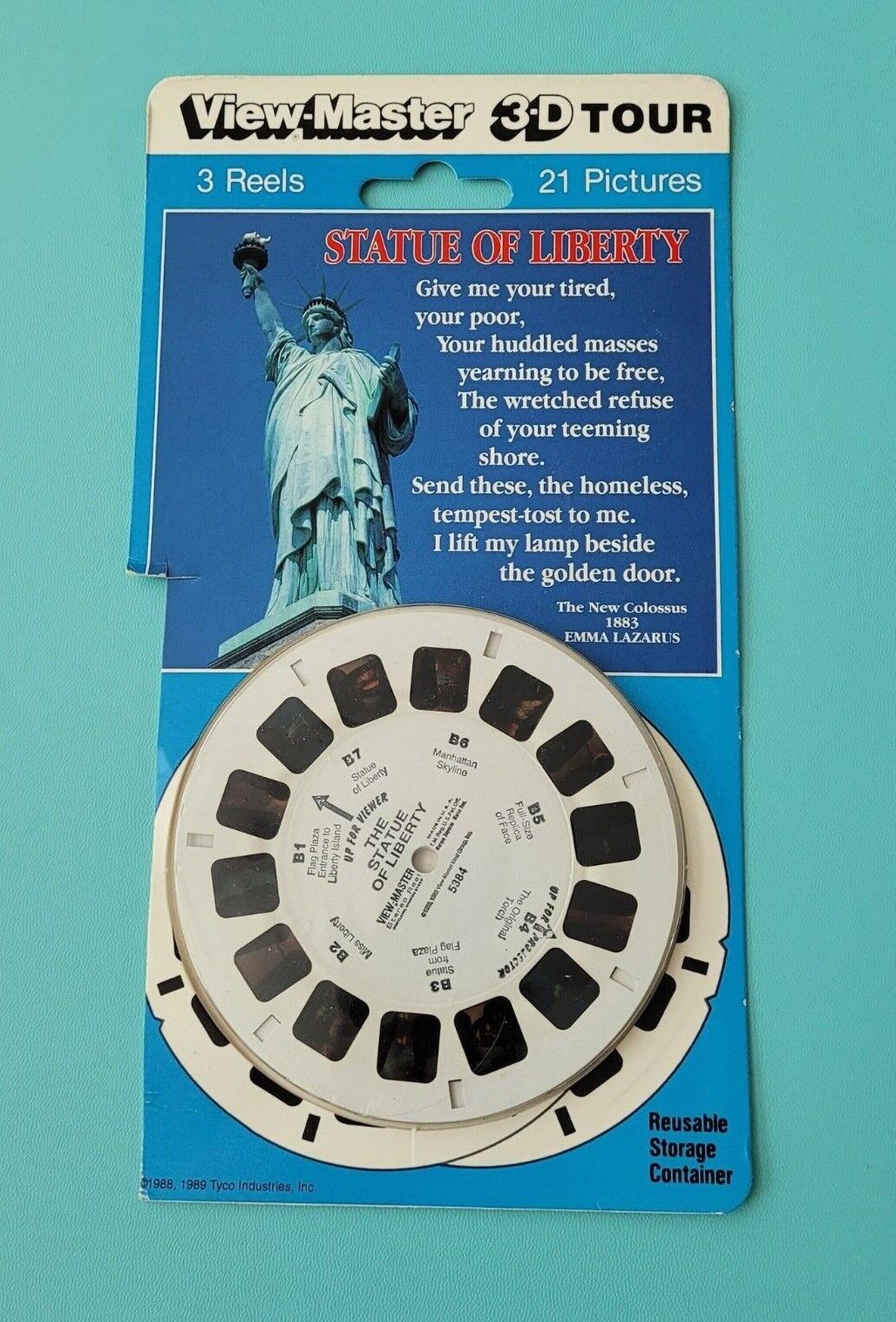 The Statue of Liberty Tours New York City NY view-master 3 Reels blister Pack
