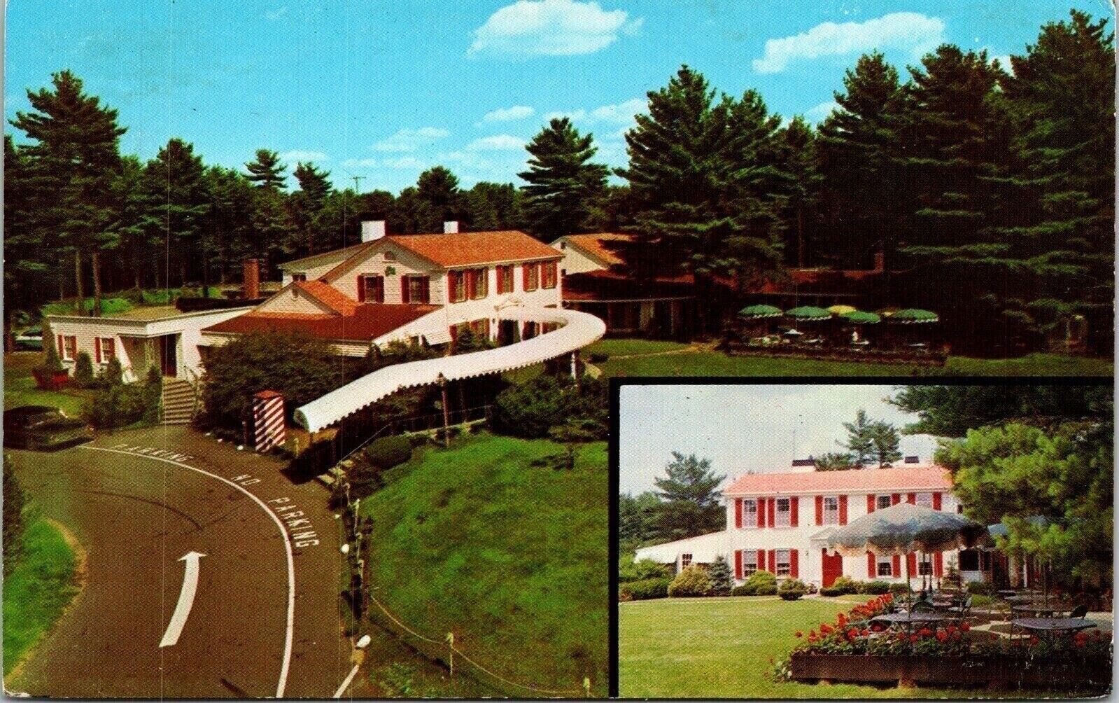 Lord Fox Foxboro Massachusetts MA Dual View Postcard UNP VTG Unused Vintage