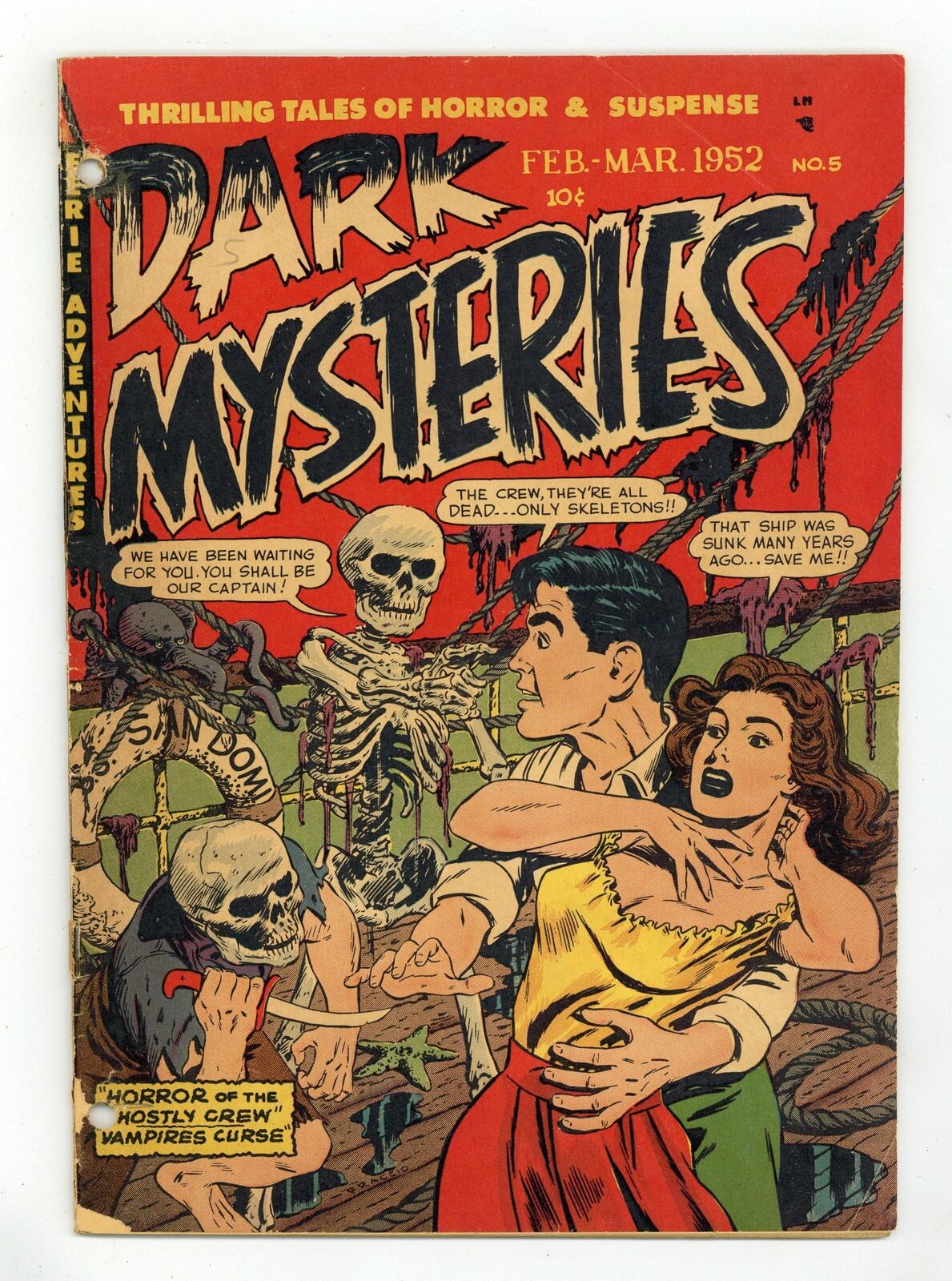 Dark Mysteries #5 FR 1.0 1952
