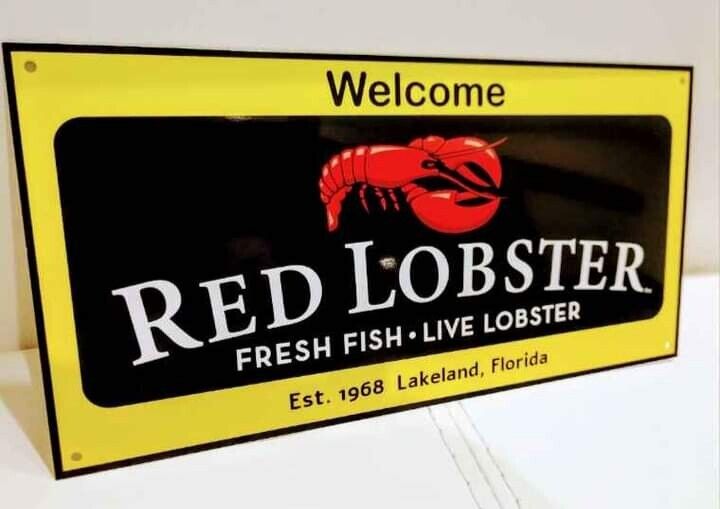Red Lobster restaurant seafood nostalgia Sign