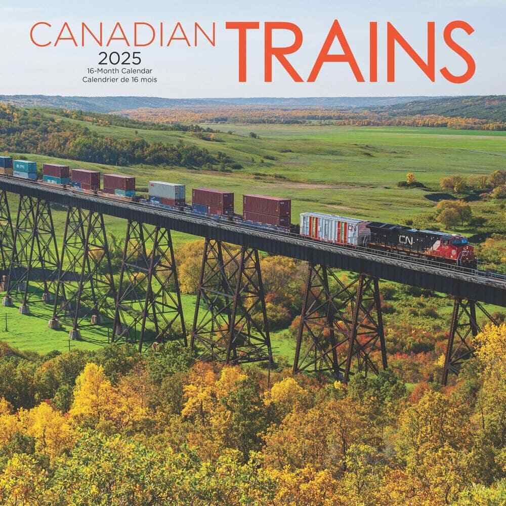 Wyman Publishing,  Trains Canadian 2025 Wall Calendar