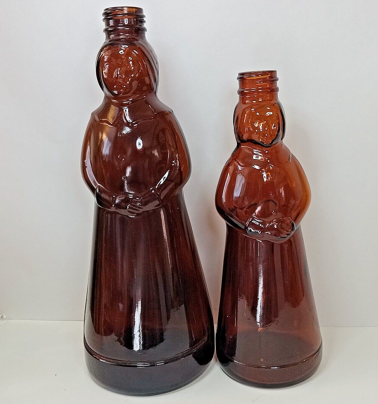 Lot Of 2 Butterworth’s Syrup Glass Bottle No Label 10\