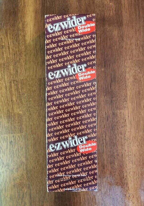 EZ Wider Double Wide Cigarette Rolling Papers 50 Booklets New Stock
