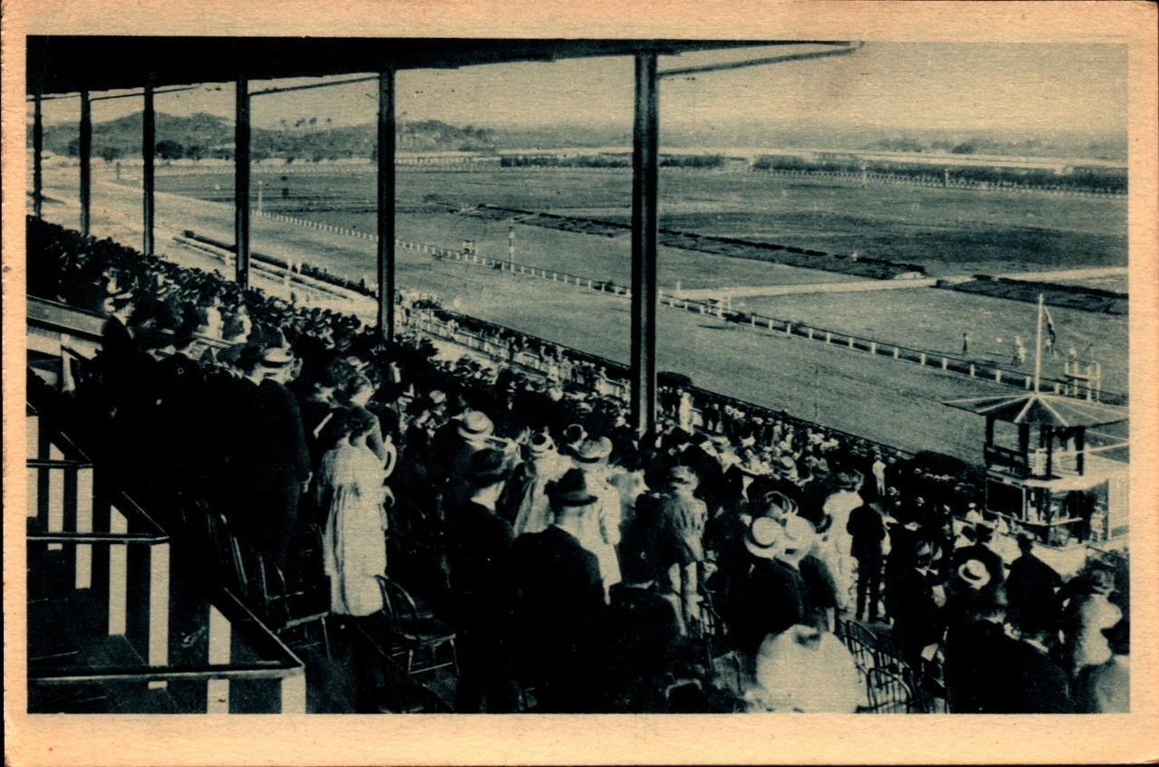 RARE VINTAGE CUBAN POSTCARD 1929-Oriental Race Track. Havana. Cuba. BK51