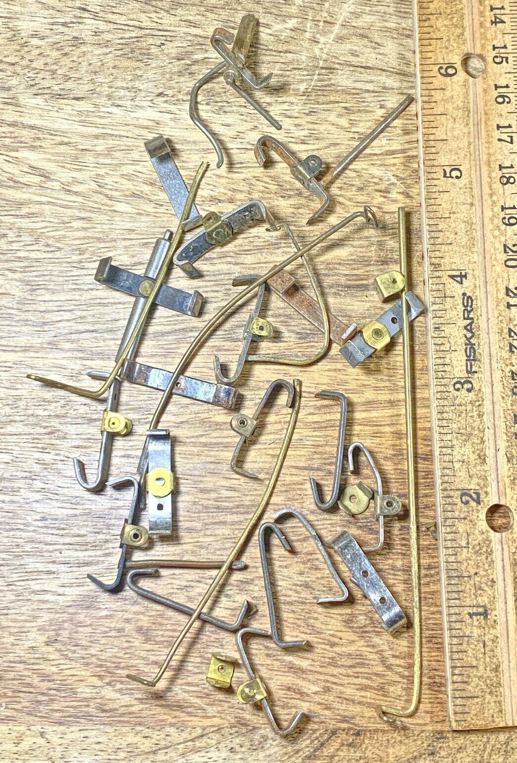 Assorted Lot Of Old Clock Movement Verge and Crutch Parts (KD339)