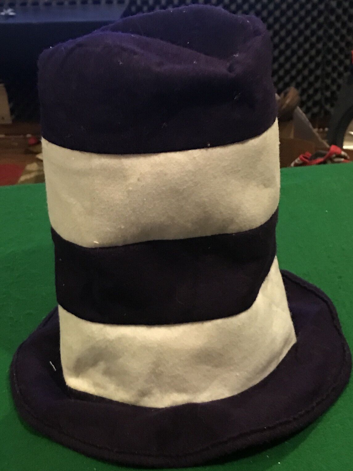 Dr. Suess Hat- Purple and White